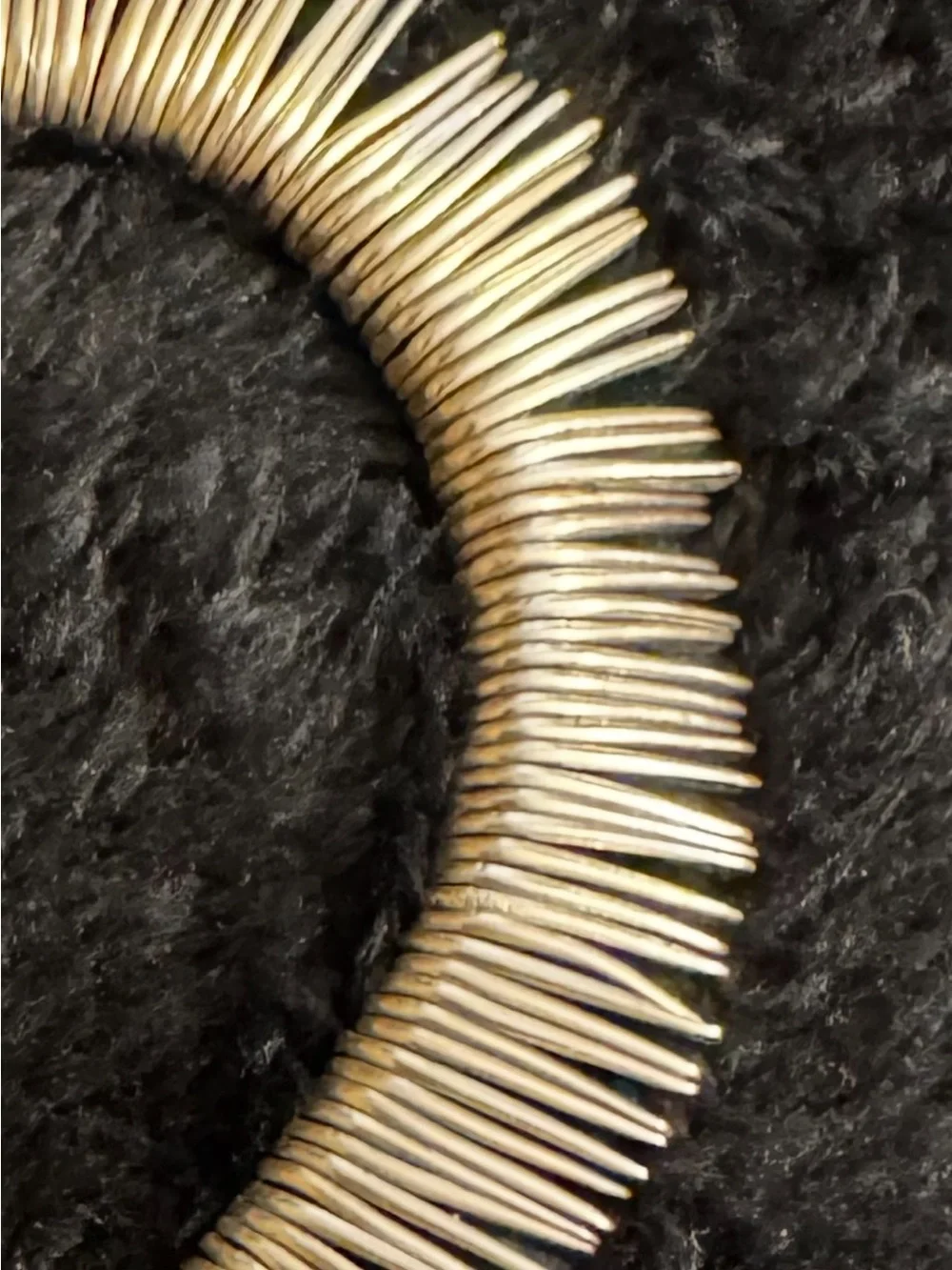 JILL PLATNER RARE!!! Handcrafted Sterling Silver Spike Bracelet.  SEA URCHIN?